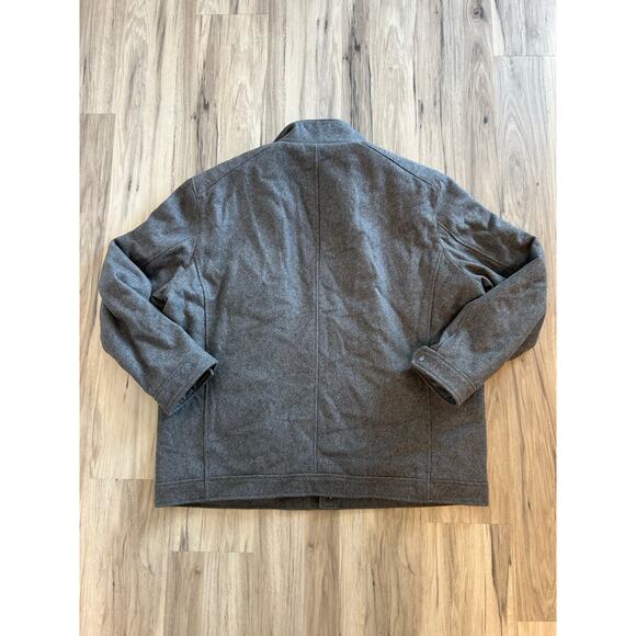 Men’s Size XXXL 3XL Michael Kors Wool-Blend Layered Military Coat Gray - Picture 5 of 5